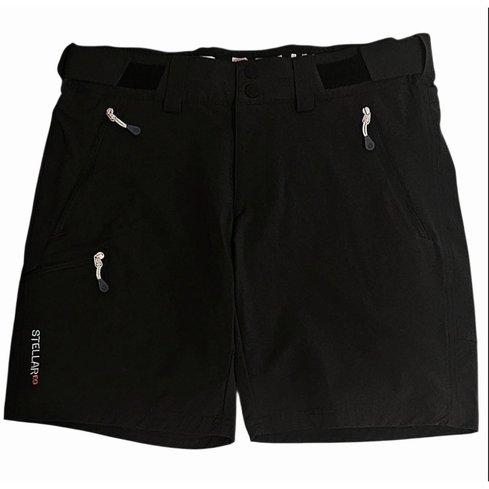 Stellar Equipment Shorts Size Large Mens Dark Gray Soft Shell Cargo